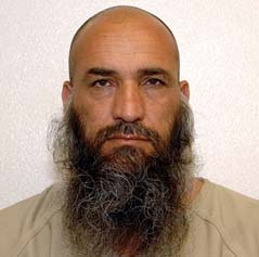 Guantanamo prisoner Bostan Karim (an Afghan), in a photo from the classified military files released by WikiLeaks in 2011.