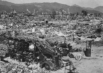 hiroshima ground zero memorial. A view of Hiroshima and