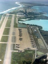 The US military base on Diego Garcia