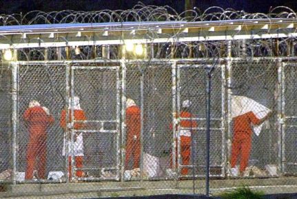 Detainees at Guantanamo