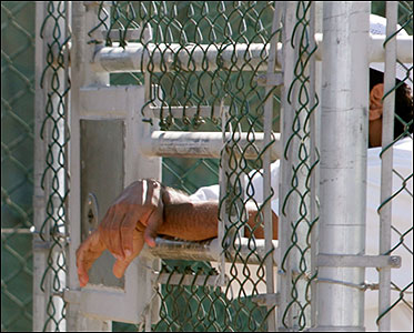 A detainee in Guantanamo