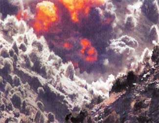 The bombing of Tora Bora