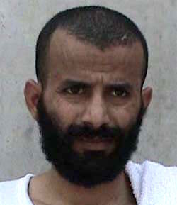 Yemeni prisoner Abdel Qadir Mudafari, one of 15 Guantanamo prisoners released last week, and given new homes in the United Arab Emirates, in a photo included in the classified military files released by WikiLeaks in 2011.