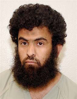 Pakistani prisoner Abdul Rahim Ghulam Rabbani, in a photo from Guantanamo included in the classified military files released by WikiLeaks in 2011.