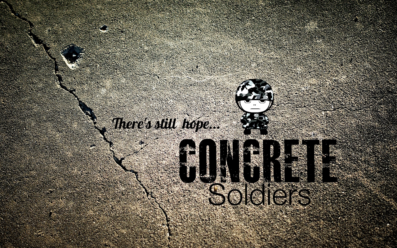 A promotional image for 'Concrete Soldiers', a new documentary film about the threat to social housing in London, directed by Nikita Woolfe, featuring narration by Andy Worthington.
