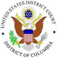 The logo for the US District Court for the District of Columbia