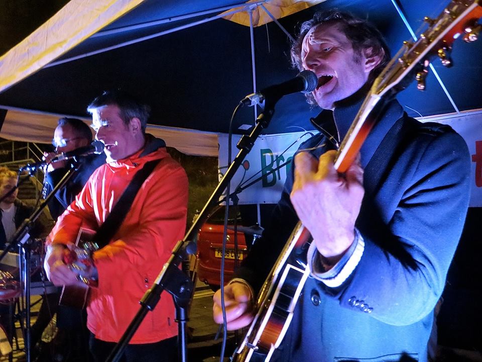 The Four Fathers playing at Brockley Christmas Market on December 17, 2016 (Photo: Bo Bodiam).