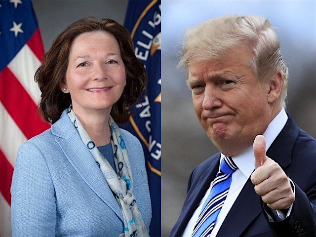 Gina Haspel, the current Deputy Director of the CIA, and Donald Trump, who last week appointed her as the CIA's next Director, a nomination that should face hurdles in Congress because of her role overseeing a "black site" in Thailand, and her role in destroying videotapes of torture at the site.