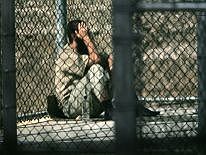 A prisoner in Guantanamo A prisoner in Guantanamo