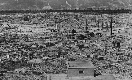 The aftermath of the atomic bombing of Hiroshima, autumn 1945