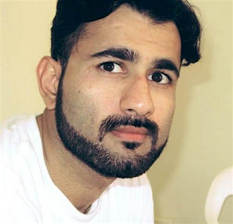 "High-value detainee" Majid Khan, photographed at Guantanamo in 2009.