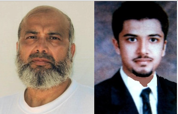 Saifullah and Uzair Paracha. Saifulllah was photographed a few years ago in Guantanamo; the photo of Uzair is from before his capture in 2003.