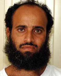 Samir Moqbel, photographed in Guantanamo. The photo was included in the classified military files released by WikiLeaks in April 2011.