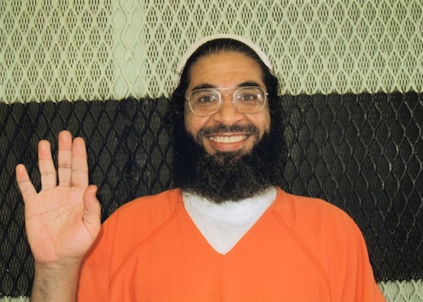 Shaker Aamer, photographed at Guantanamo in 2012.