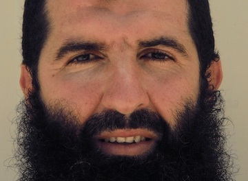 Sufyian Barhoumi, in a photo taken at Guantanamo in 2009 by representatives of the International Committee of the Red Cross, and made available by his family.