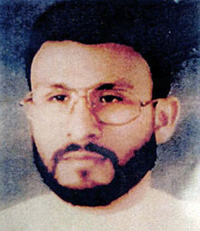 Abu Zubaydah, photographed before his capture in Pakistan on March 28, 2002. Subsequently held in secret CIA prisons for four and a half years, he has been held at Guantanamo, without charge or trial, since September 2006. 